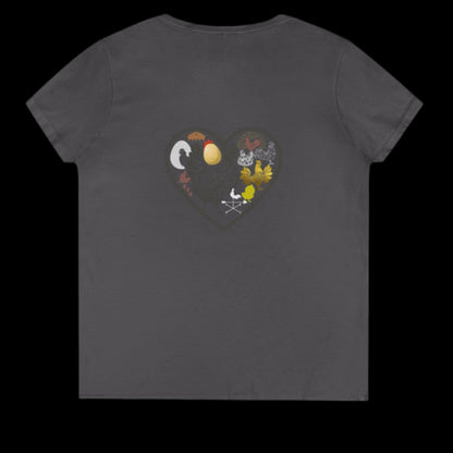PETALUMA GRAYS Ladies' V-Neck T-Shirt