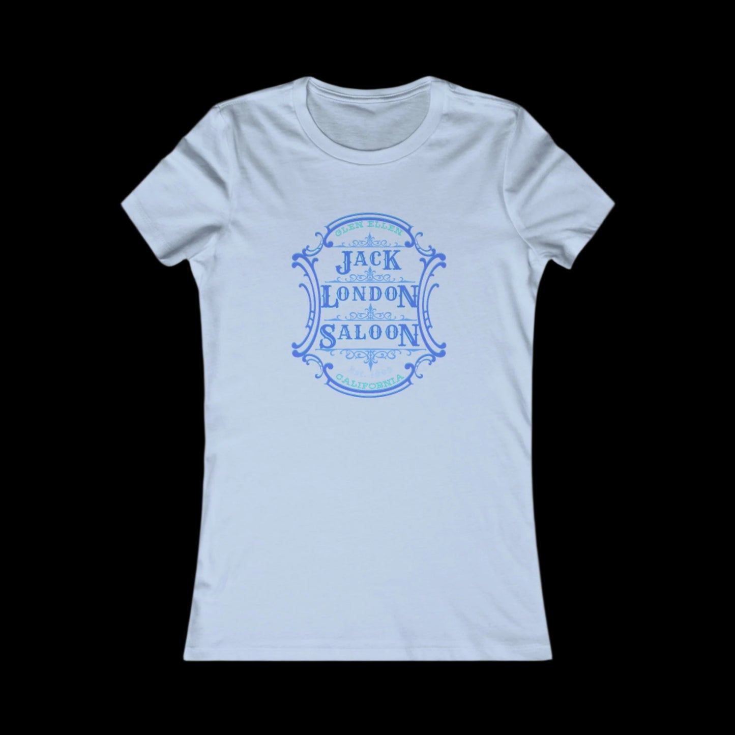 SALOON EMBLEM BLUE LADIES T-Shirt