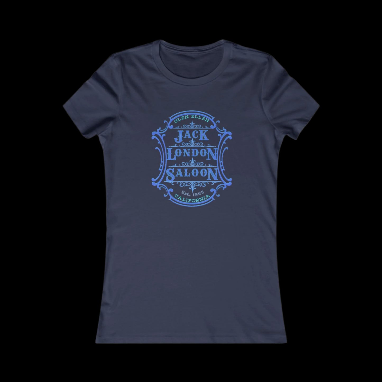 SALOON EMBLEM BLUE LADIES T-Shirt