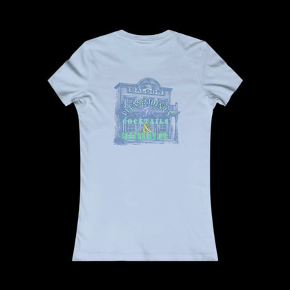 SALOON EMBLEM BLUE LADIES T-Shirt