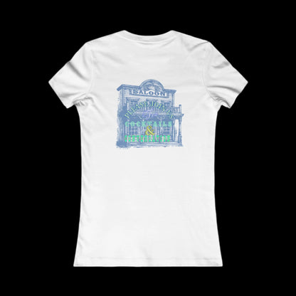 SALOON EMBLEM BLUE LADIES T-Shirt