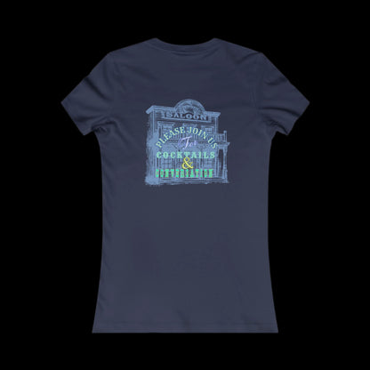 SALOON EMBLEM BLUE LADIES T-Shirt