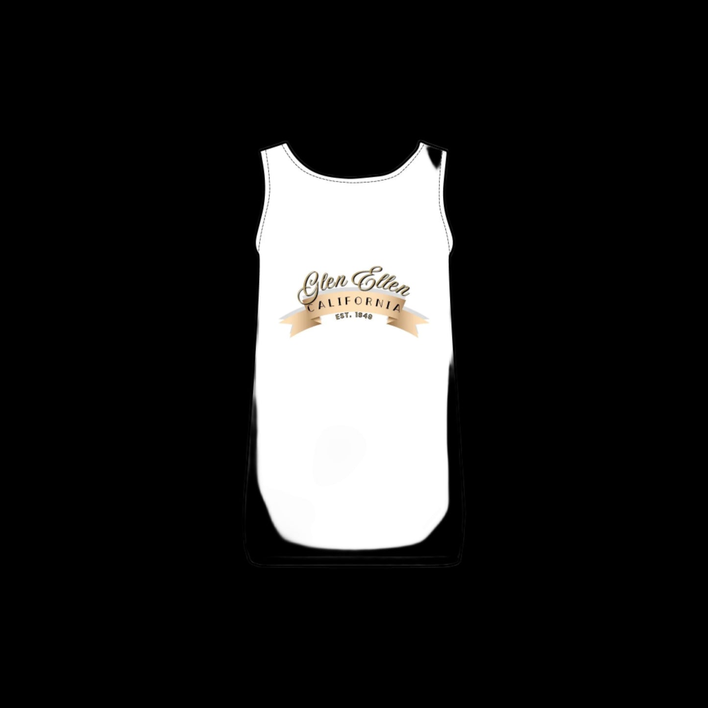 Valley of the Moon Gold Pinup- Women's Baby Rib Tank