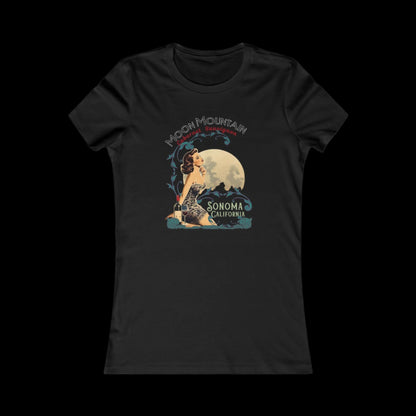 Moon Mountain" Cabernet Sauvignon Pinup" Women's Tee