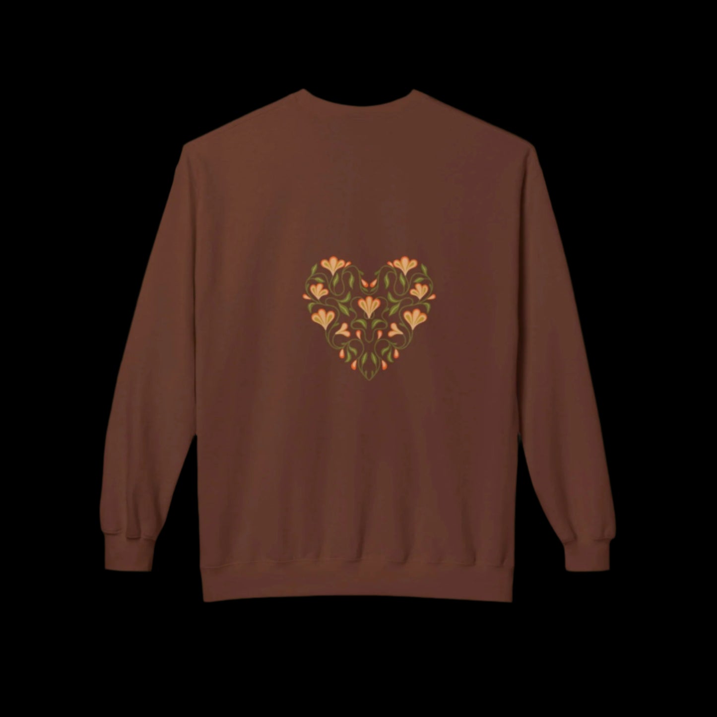 CALIFORNIA POPPY LOVE Fleece Crewneck Sweatshirt