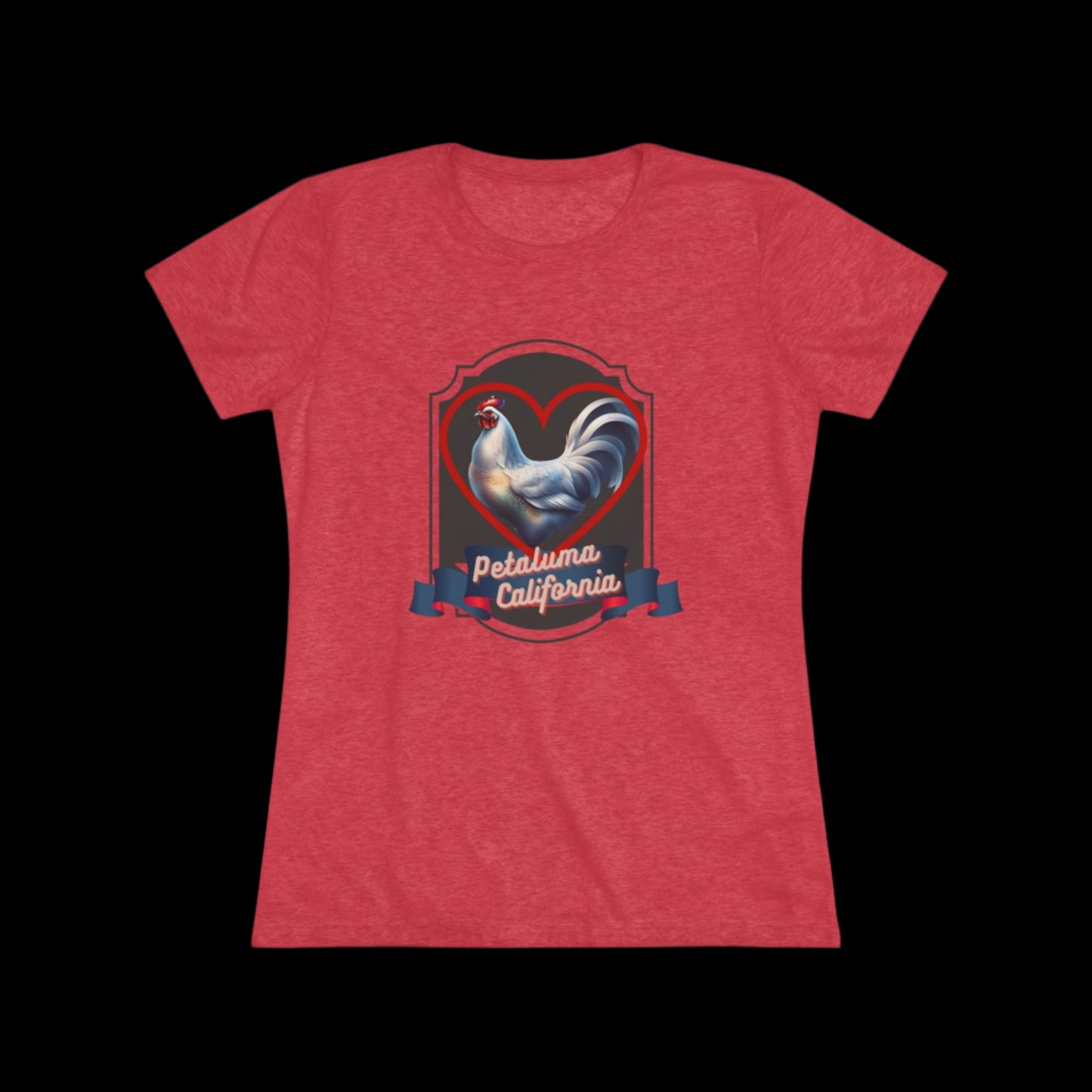 PETALUMA VINTAGE HEN Women's Triblend Tee