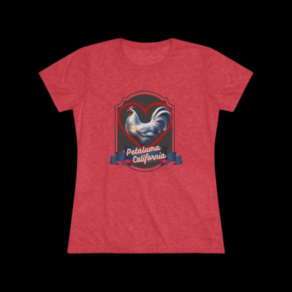 PETALUMA VINTAGE HEN Women's Triblend Tee