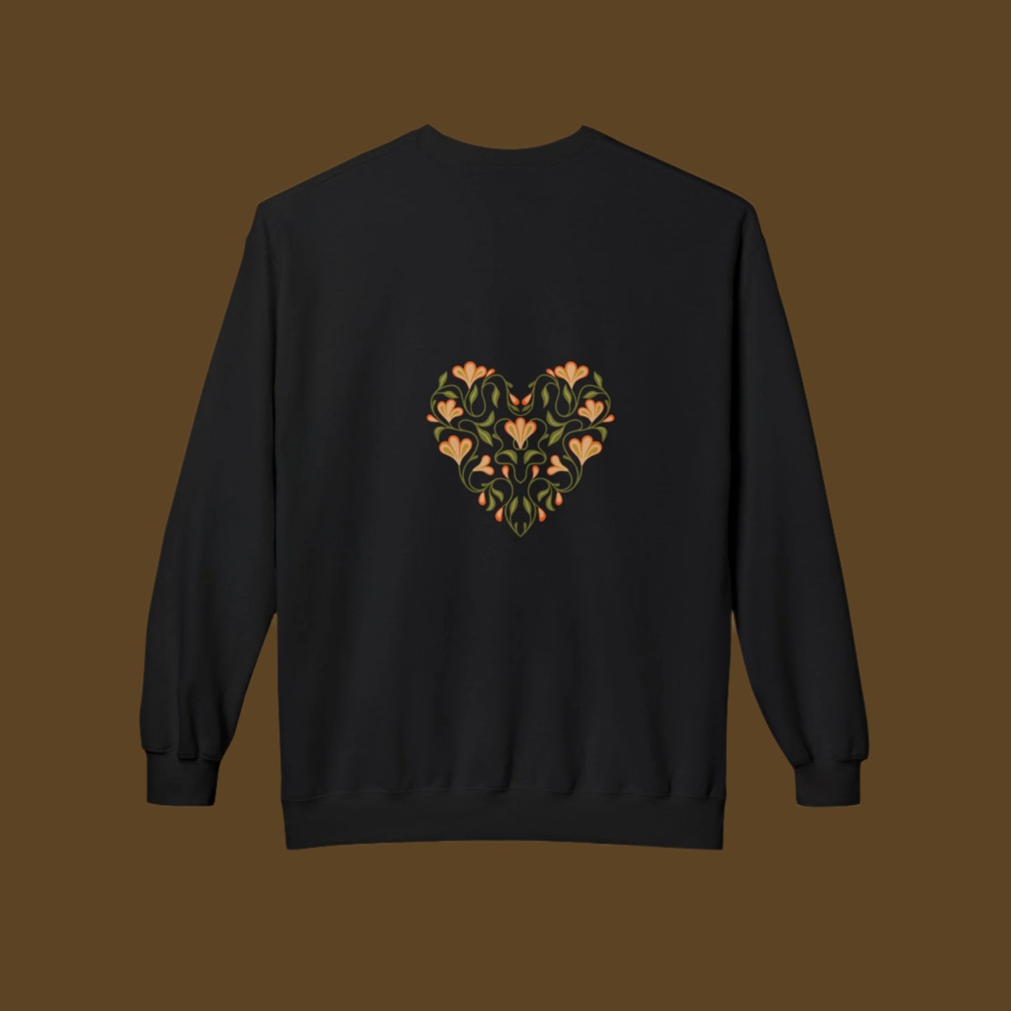 CALIFORNIA POPPY LOVE Fleece Crewneck Sweatshirt