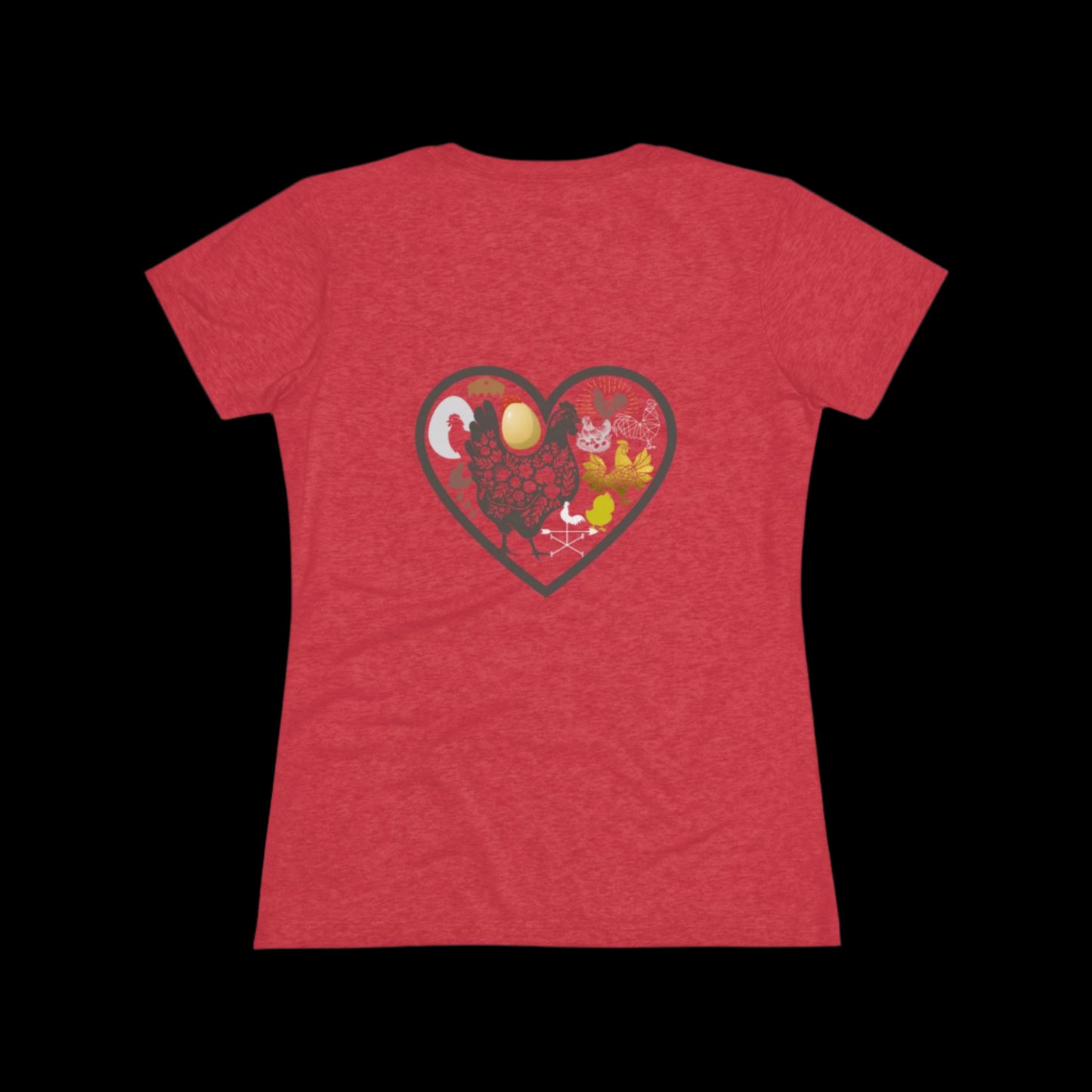 PETALUMA VINTAGE HEN Women's Triblend Tee