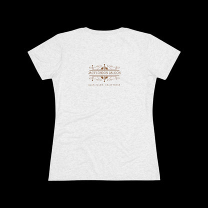 Saloon "Cold Cocktails, Warm Fuzzies" Women's Triblend Tee