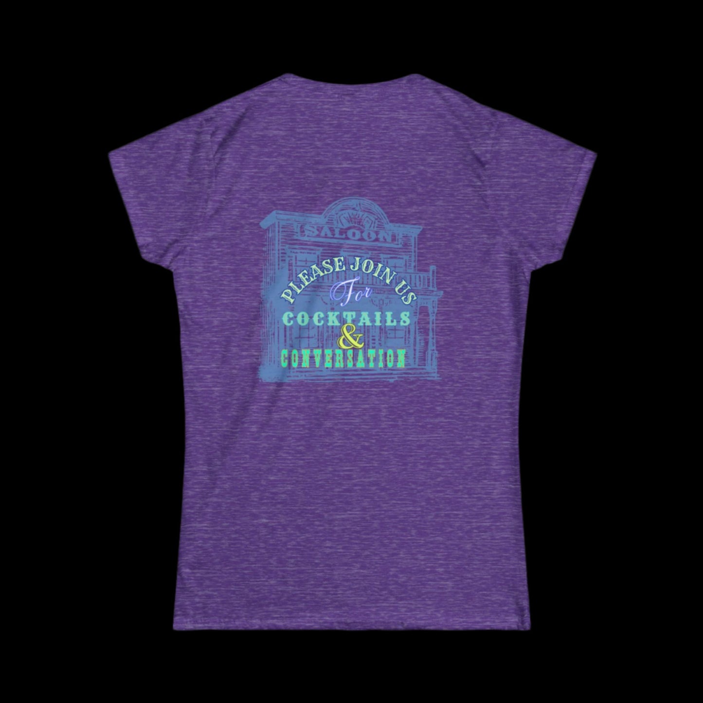 COCKTAILS AND CONVERSATION Jewel Tone Women's T-Shirt