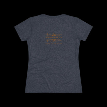 Saloon "Cold Cocktails, Warm Fuzzies" Women's Triblend Tee