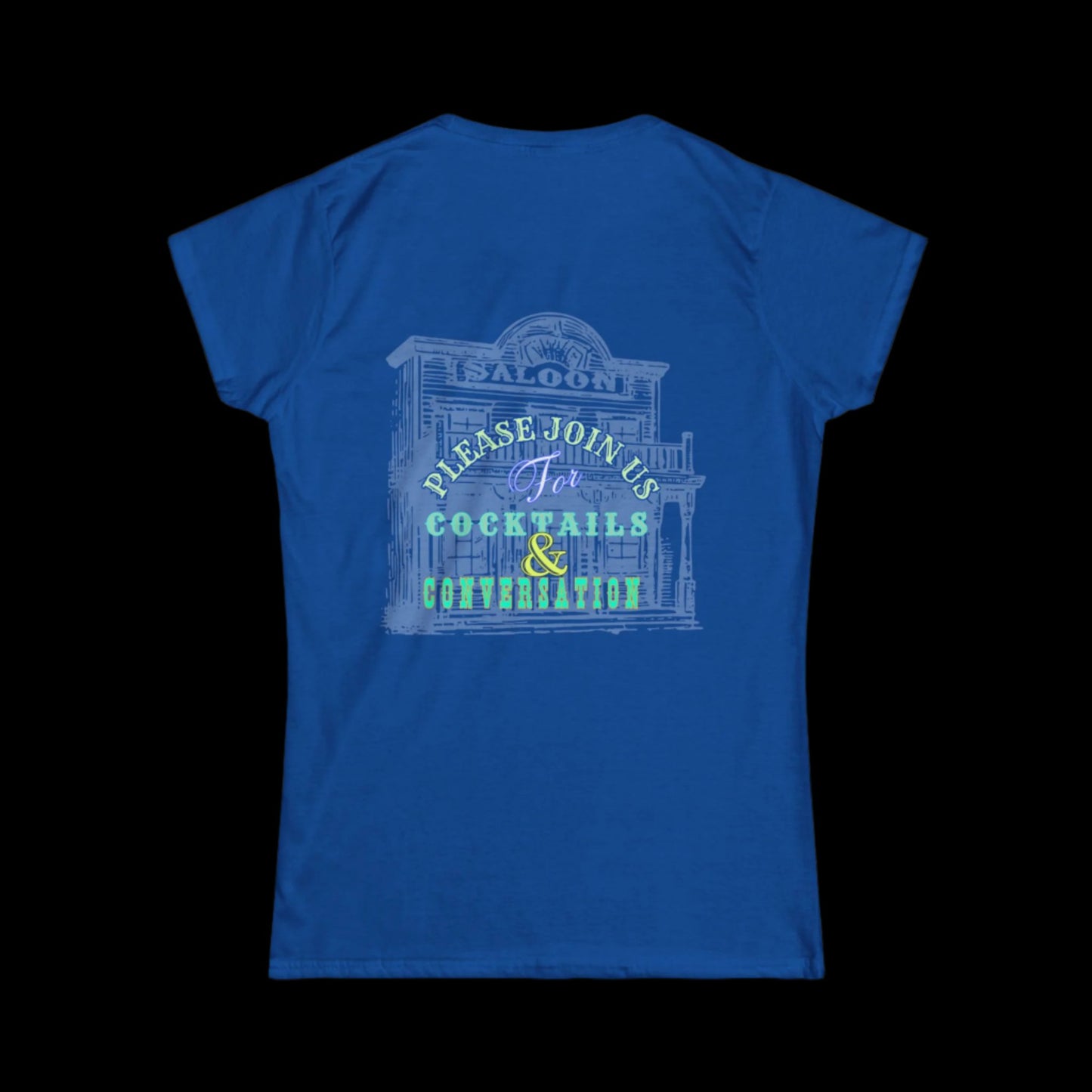 COCKTAILS AND CONVERSATION Jewel Tone Women's T-Shirt