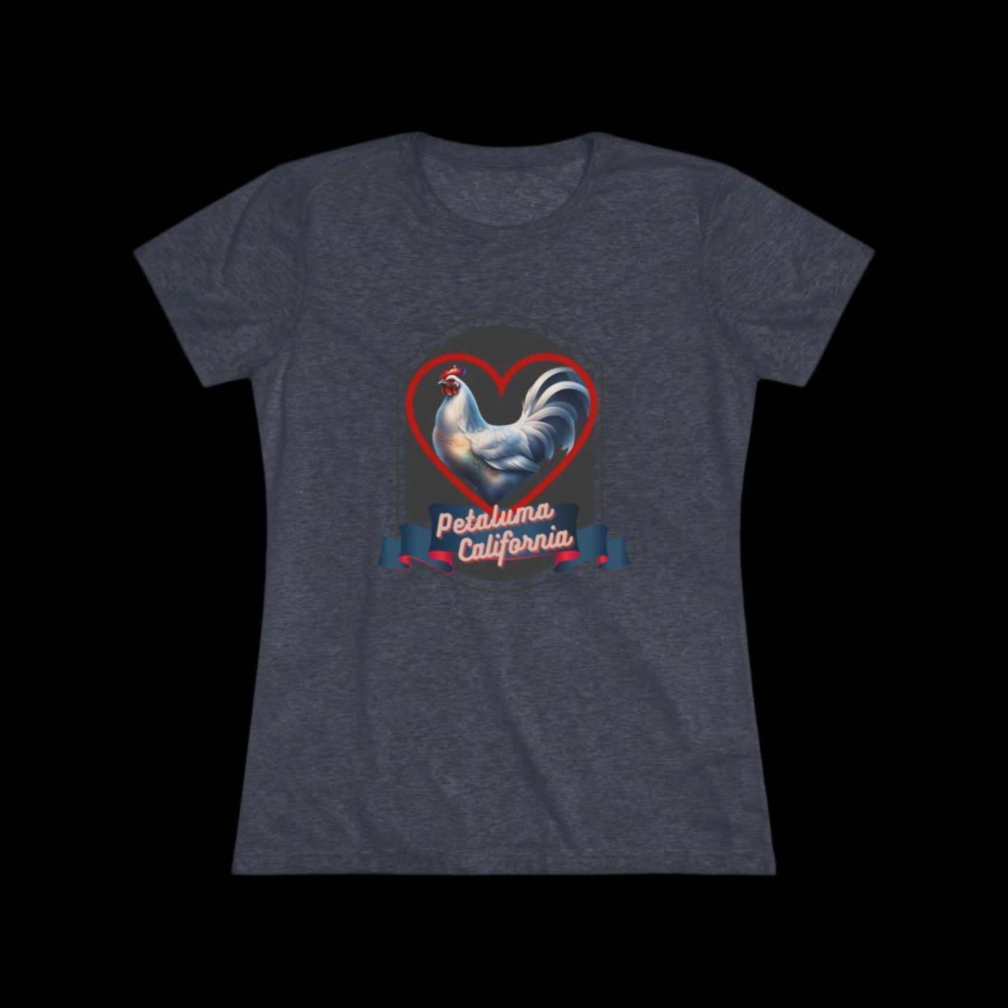 PETALUMA VINTAGE HEN Women's Triblend Tee