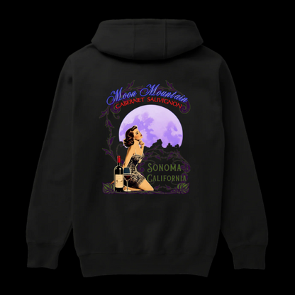 MOON MOUNTAIN CABERNET PINUP Hoodie