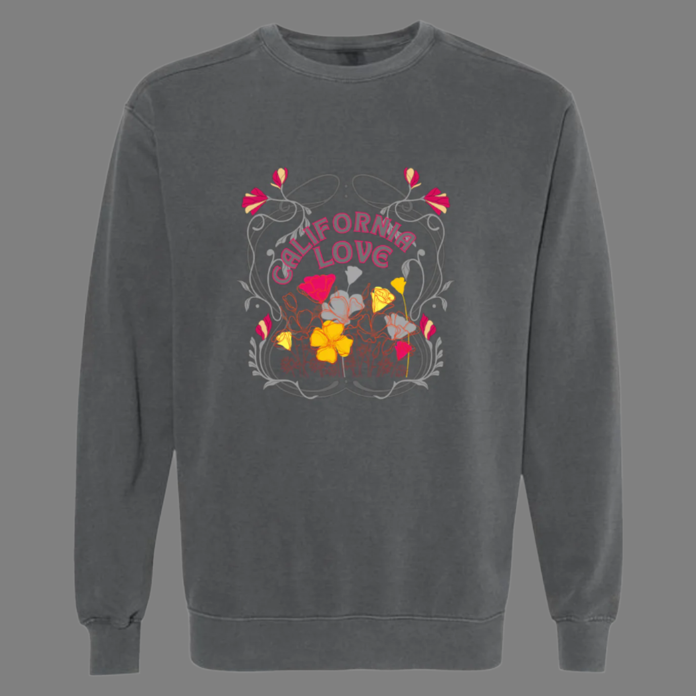 CALIFORNIA LOVE-PSYCHEDELIC Womens Premium Sweatshirt