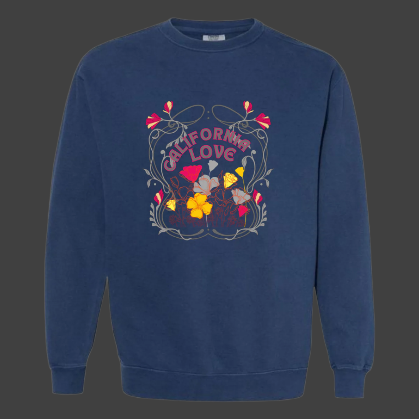 CALIFORNIA LOVE-PSYCHEDELIC Womens Premium Sweatshirt