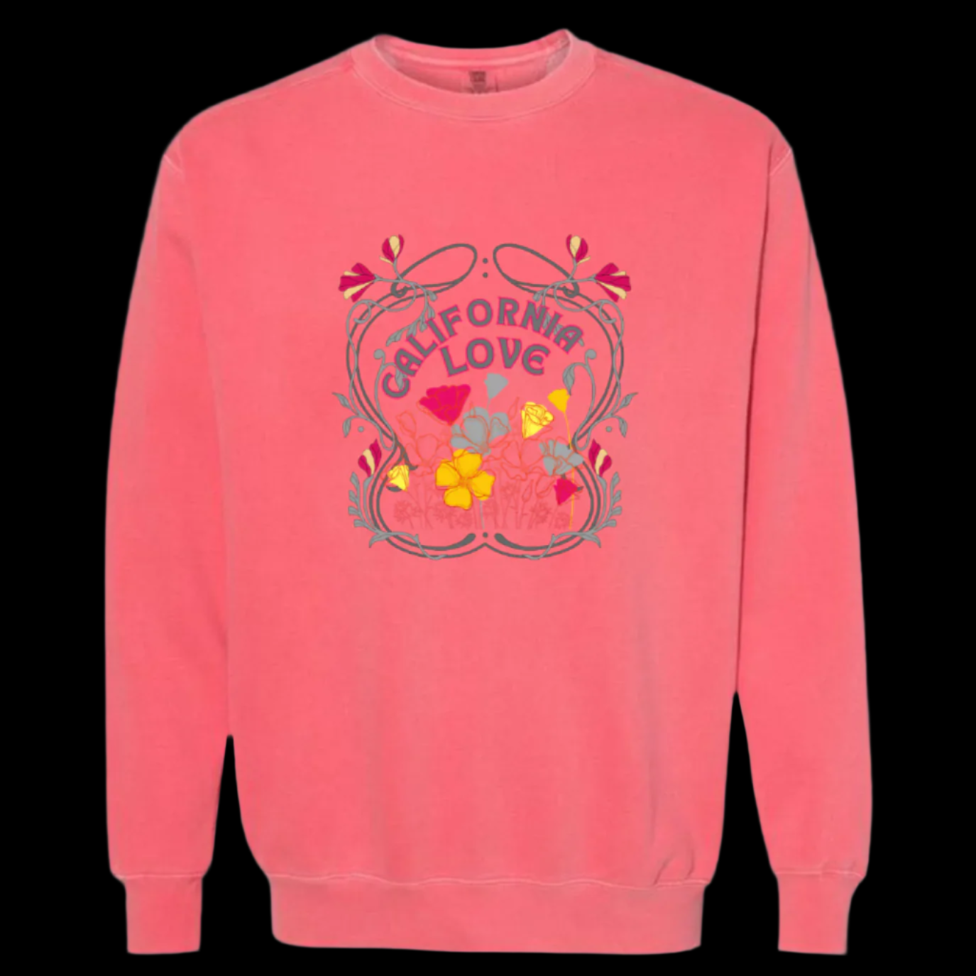 CALIFORNIA LOVE-PSYCHEDELIC Womens Premium Sweatshirt