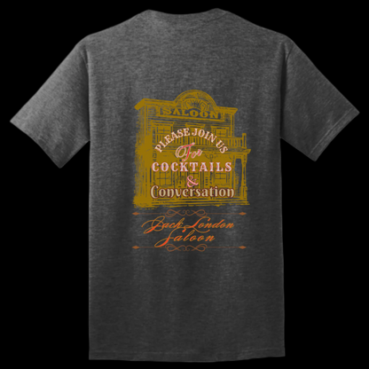 SALOON COCKTAILS AND CONVERSATION Mens T-Shirt