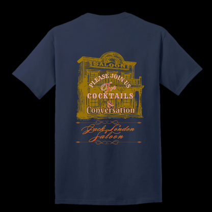 SALOON COCKTAILS AND CONVERSATION Mens T-Shirt