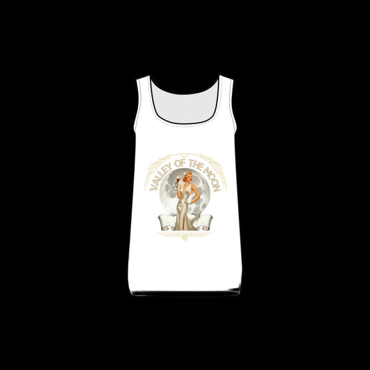 Valley of the Moon Gold Pinup- Women's Baby Rib Tank