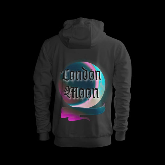 London Moon Logo #1 Ultra Soft Zip Hooded Sweatshirt