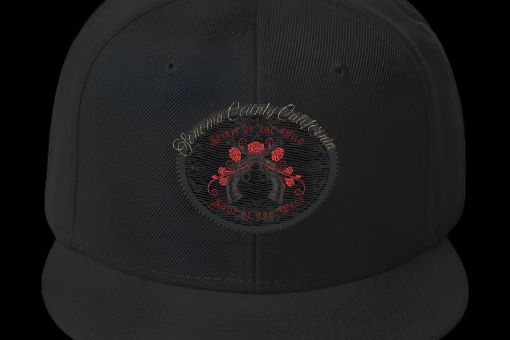 SONOMA PISTOLERO Red/Black Embroidered Trucker Hat