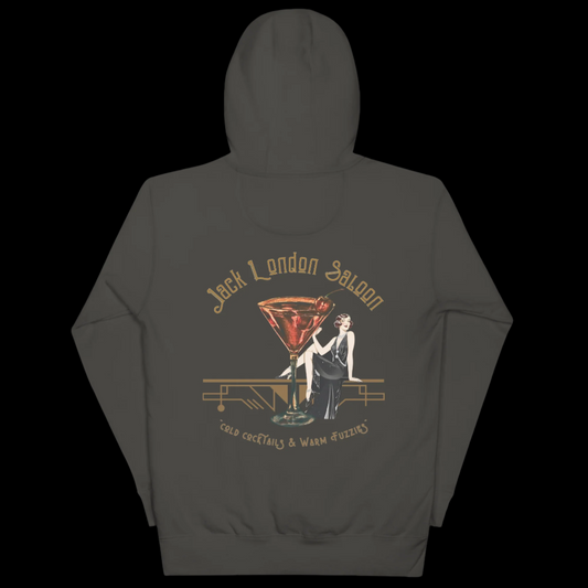 Saloon "Cold Cocktails, Warm Fuzzies" Pullover Hooded Sweatshirt